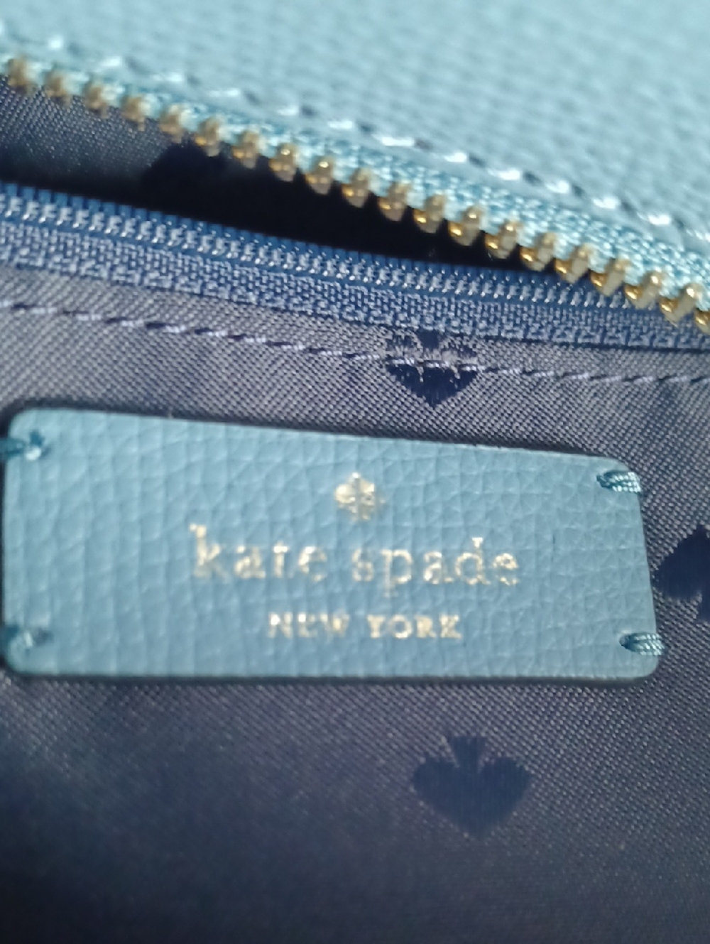 NWOT ** Kate Spade Frannie Scotch Pine Blue Medium Satchel - Picture 12 of 13